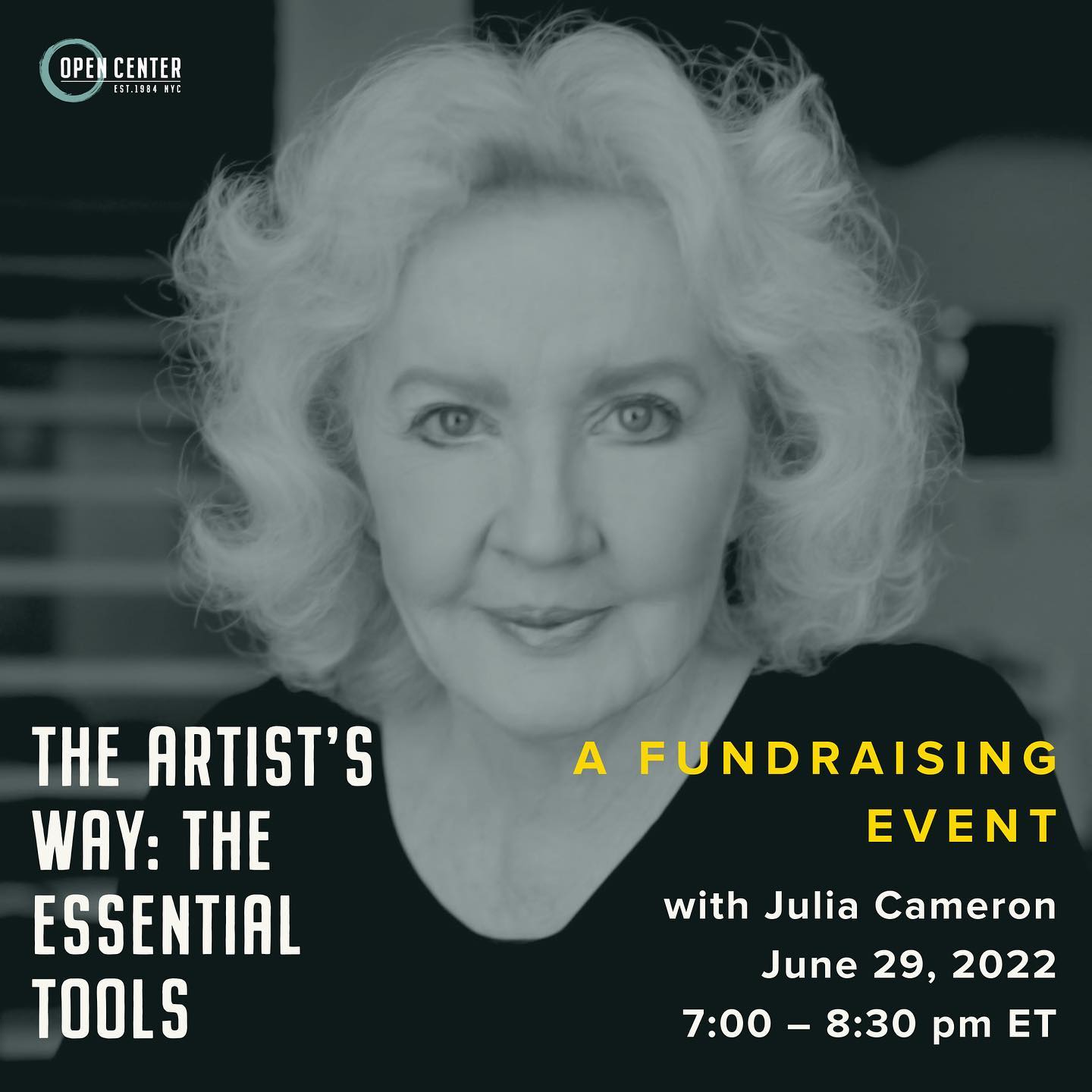 Join me tomorrow night for the essential tools of The Artist’s Way! @nyopencenter https://www.opencenter.org/the-artists-way-the-essential-tools/